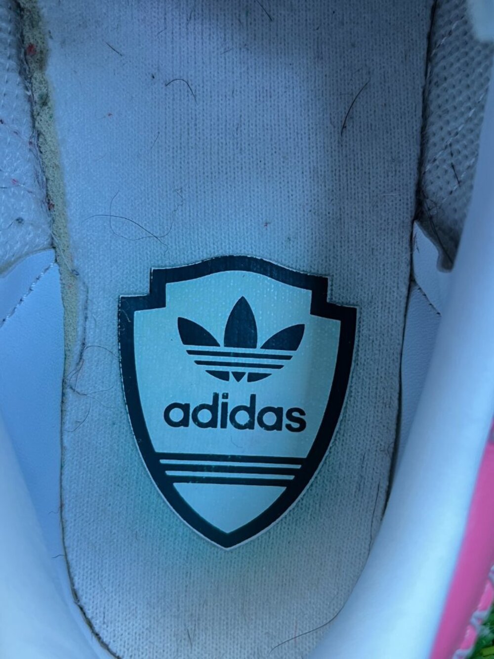 Adidas Samba OG Womens Size 9 White Pink Athletic Leather Walking Shoes Sneakers - Picture 8 of 10